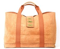 Lot 465 - A Mulberry terracotta shopper handbag