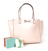 Lot 478 - A Kate Spade of New York pink leather tote handbag