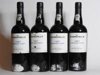Lot 76 - Churchill's, 1997, four bottles