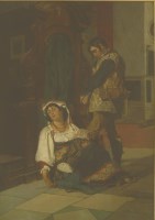 Lot 693 - Follower of Lawrence Alma-Tadema
AWAITING CONFESSION
Bears signature and date l.r.