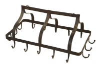 Lot 860 - A French wrought iron game hanger