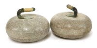 Lot 320 - A pair of Scottish curling stones