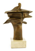 Lot 348 - Zofia Wolska (1934-2016) BIRD IN A TREE bronze