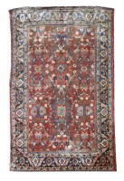 Lot 873 - An antique Ziegler Mahal rug
