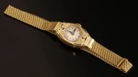 Lot 202 - A ladies' 18ct gold Art Deco mechanical bracelet watch