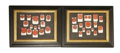 Lot 567 - A collection of wax seals