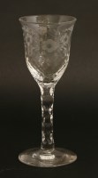Lot 570 - A George III wine glass