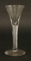 Lot 555 - A George III wine glass