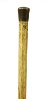 Lot 200 - A marine ivory octagonal walking stick