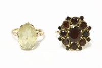 Lot 40 - A 9ct gold single stone citrine ring
