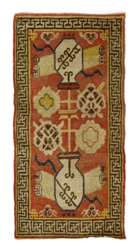 Lot 655 - A collection of Chinese Hotan rugs
