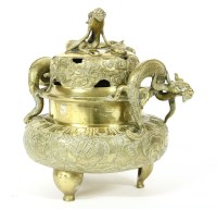 Lot 193 - A Chinese Brass incense burner