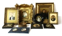 Lot 117A - A quantity of various miniature portraits