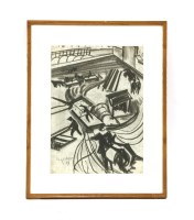 Lot 477 - Scheiber H
lithograph print of a charcoal drawing
46 x 34cm