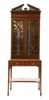 Lot 635 - An Edwardian mahogany bookcase