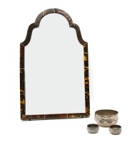 Lot 139A - An early 20th century tortoiseshell dressing mirror
