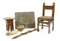 Lot 624 - A collection of tribal items