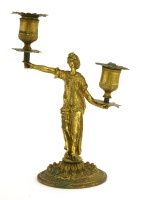 Lot 901 - A gilt bronze figure of Justice