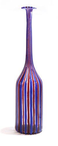 Lot 205 - 'A Canne' bottle vase