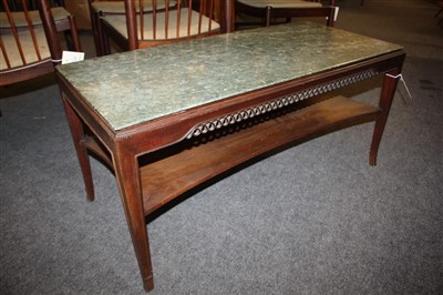 Lot 249 - An Italian mahogany coffee table