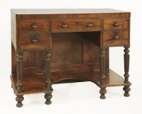 Lot 604 - An unusual mahogany dressing table