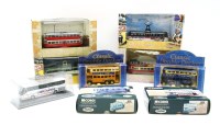 Lot 263 - A collection of die cast trams and buses
