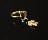 Lot 35 - A single stone diamond ring