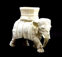 Lot 170 - A late 19th century Royal Worcester model of an elephant