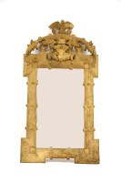 Lot 557 - A 19th century giltwood mirror