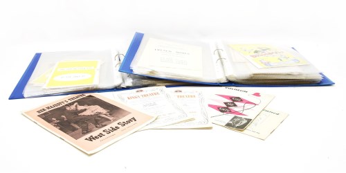 Lot 99 - A large collection of theatre programmes