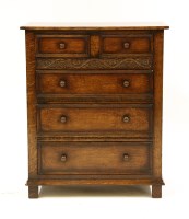 Lot 616 - A Titchmarsh and Goodwin oak chest