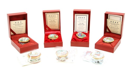 Lot 109 - A collection of Halcyon Days Enamels
