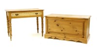 Lot 577 - A pine lowboy