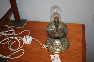 Lot 139 - A French Art Deco table lamp