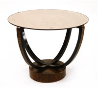 Lot 147 - An Art Deco mirrored occasional table