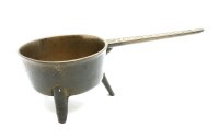 Lot 238 - An early 18th century bronze skillet