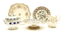 Lot 290 - A 19th century part dinner service