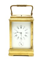 Lot 145 - An early 20th Century carriage clock