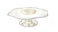 Lot 128 - A silver footed bowl