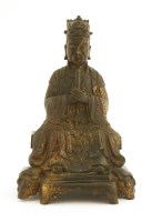 Lot 225 - A Chinese bronze figure