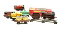 Lot 329 - A quantity of clockwork model railway items