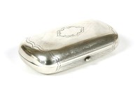 Lot 136 - A 19th century Russian silver cigarette case