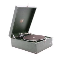 Lot 250A - A portable gramophone by His Master’s Voice