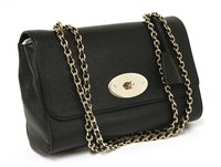Lot 760 - A Mulberry Lily Glossy goats leather black shoulder bag