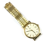 Lot 26 - A gentlemen's gold Omega automatic watch