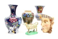 Lot 255 - A collection of decorative ceramics