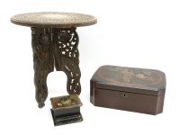 Lot 308 - A collection of Victorian work boxes and similar