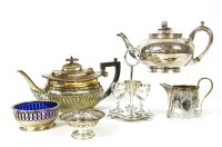 Lot 362 - A collection of silver plated items