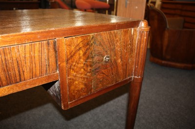 Lot 155 - A French rosewood desk
