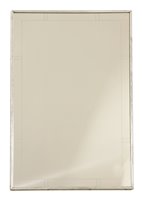 Lot 302 - An Italian chrome framed wall mirror